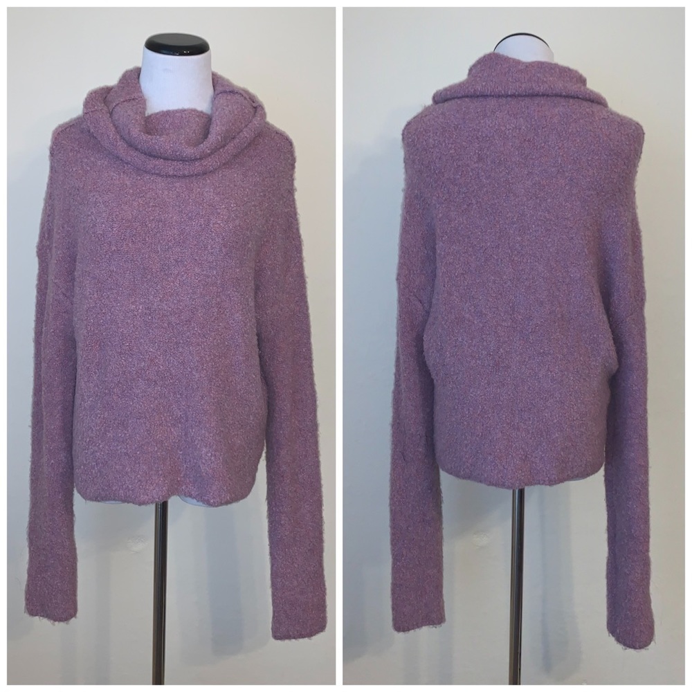 Free People Stormy Pullover Sweater in Lavender L - Picture 3 of 7